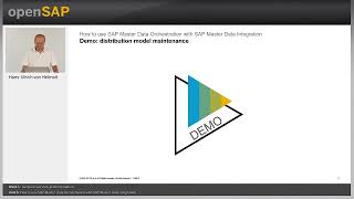 How to use SAP Master Data Orchestration with SAP Master Data Integration  W1U6  SAP Enterprise [upl. by Siberson]