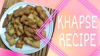 KHAPSE RECIPE [upl. by Ahsauqal]