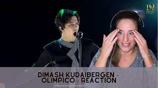 DIMASH Kudaibergen  OLIMPICO Ogni Pietra  First Time Reaction [upl. by Rosenberger]