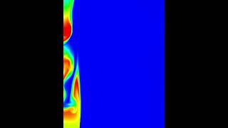 Simulating KelvinHelmholtz Instability Pygame [upl. by Ybeloc]