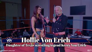 Hollie Von Erich Shares Memories of Her Dad  UNT Dallas Tx  31823  King of Sports [upl. by Aynodal]