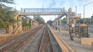 4k Caltrain Cab Ride on Train 403 Gilroy to San Francisco [upl. by Akinot]