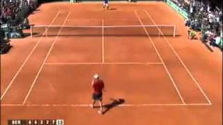 Roland Garros 2011 R1 Berdych vs Robert Match Point [upl. by Yedorb405]