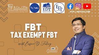 FRINGE BENEFIT TAX  Tax Exempt FBT [upl. by Ttemme]