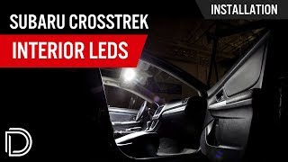 How to Install Subaru XV Crosstrek Interior LEDs [upl. by Fokos]