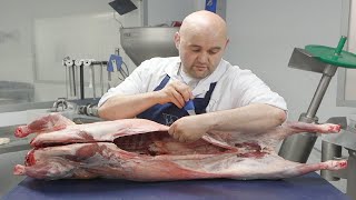 How to Butcher a Whole Lamb Part 1 Whole Carcass amp French Trimmed Rack  HG Walter Ltd [upl. by Haidebej]