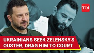 Throw Zelensky Out Of Power Ukrainians Drag President To Court For Illegal Rule  Ukraine War [upl. by Osicnarf]