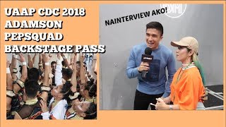 UAAP 2018 CHEERDANCE COMPETITION  ADU PEPSQUAD  BACKSTAGE PASS VLOGMAS 5  STYLE WITCH [upl. by Ennovehs]