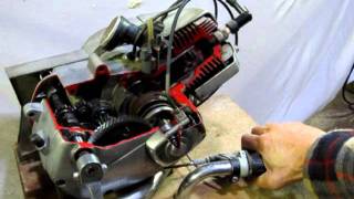 Tomos APN a 50cc moped engine working model [upl. by Rehpotsihrc]