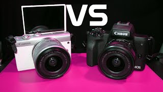 Canon M200 vs Canon M50 mark ii Comparison Video Full Review [upl. by Grassi293]