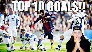 10 BESTE VOETBAL GOALS ALLER TIJDEN [upl. by Nollahp791]