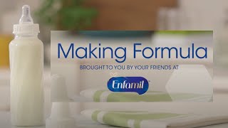 How to Prepare a Bottle for Newborn 3 Easy Steps  Making Enfamil A Powder formula [upl. by Rosenstein488]