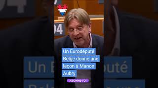 Manon Aubry ridiculisée par un euro député  reel reels [upl. by Schilit979]