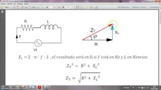 CIRCUITO RL EN CORRIENTE ALTERNA TEÓRICO [upl. by Ayres]