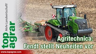 Fendt präsentiert AgritechnicaNeuheiten Raupe 950 Vario MT Presse Squadra [upl. by Gemmell]