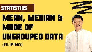 Mean Median and Mode of Ungrouped Data Measures of Central Tendency  Statistics [upl. by Petulah]