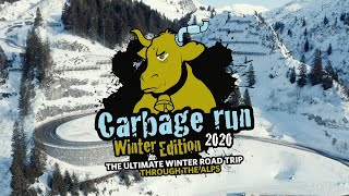 Carbage run Winter edition 2020  Alpen route NL official aftermovie [upl. by Nelluc]