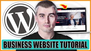 How to Make a Business Website on WordPress  Simple Tutorial [upl. by Osmund603]