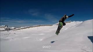 Snowboard journey from 2005 to 2023 [upl. by Cutcheon628]