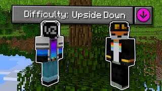 Minecraft but its UPSIDE DOWN ft Fundy [upl. by Amos]