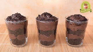 NO BAKE Chocolate Brownie Shooters 🍫  Brownie Dessert Cups  Chocolate Brownie Mousse Shots [upl. by Mcloughlin]