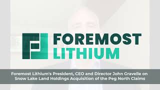 RCTV  Foremost Lithium Press Release Reaction with CEO John Gravelle [upl. by Enailuj]