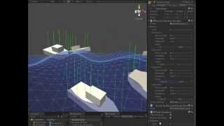 Unity3D  Making Objects Float in an Ocean and Making Ocean Waves long version [upl. by Nomor]