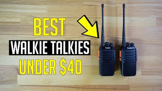 Best Long Range Walkie Talkies on Amazon under 40 Seodon Two Way Radio Review 2023 [upl. by Ahsiekar]