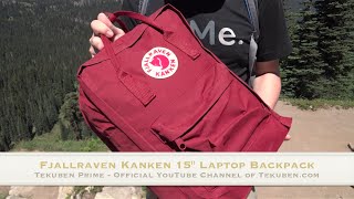 Review Fjallraven Kanken 15quot Laptop Backpack  Tekubencom [upl. by Isnam]