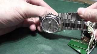 How to adjust the easy link clasp on your Rolex DateJust [upl. by Stockwell255]