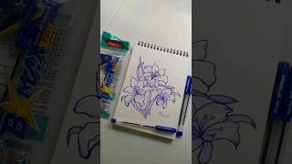 Unboxing B Max Fast ball pen and drawing flowers [upl. by Aneis]