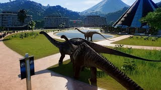 Diplodocus Ankylodocus Apatosaurus amp Indominus Rex Breakout amp Fight 1080p 60FPS [upl. by Atsillak709]