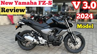 New 2024 Model Yamaha FZS V30 Review  Price  Mileage  Feature  yamaha fzs v3  fz v3 [upl. by Aznecniv]