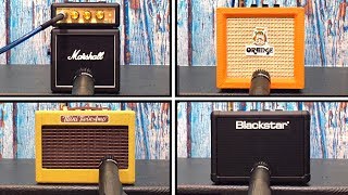 Micro Amp Shootout  Marshall VS Fender VS Orange VS Blackstar [upl. by Rocca137]