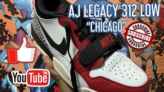 AJ 312 LEGACY LOW quotChicagoquot  Sneaker Review  EVL TV [upl. by Elohcin330]