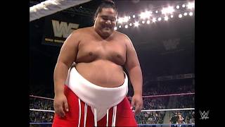 Yokozuna makes his WWE debut WWE Superstars Oct 31 1992 [upl. by Necyrb]