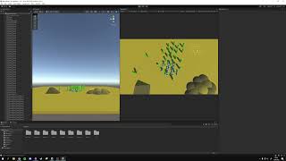 RTS Style Movement using Boids in Unity 3D [upl. by Enamrahs227]