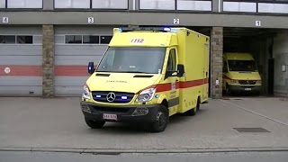 Londerzeel Brandweer met ambulance in spoed [upl. by Naxela550]