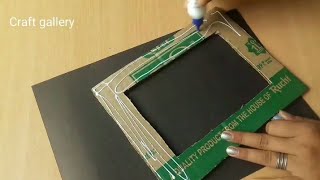 4 Photo Frame Diy Ideas  Handmade Picture Frame Making At Home [upl. by Welbie]