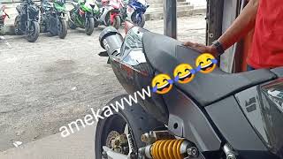 Exhaust Modification Aprilia Dorsoduro 1200 SC Project [upl. by Akessej]