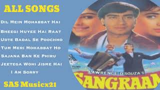 Sangraam Movie All Song Ajay Devgn Ayesha Jhulka Karishma Kapoor [upl. by Atiran593]