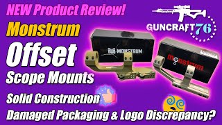 Possibly the Best UltraLight Weight Offset Scope Mounts in the Industry by Monstrum [upl. by Ashley488]