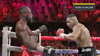 Mike Tyson vs Deontay Wilder  Fantasy Fight [upl. by Abrahams]