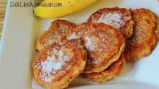 Jamaican Banana Fritters Recipe [upl. by Bel479]