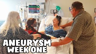 Aneurysm Burst Week 1 Recovery [upl. by Haropizt706]