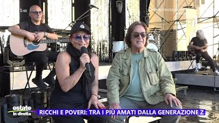 Ricchi e Poveri quotSarà perché ci ama anche Russell Crowequot  Estate in diretta 16072024 [upl. by Ebner]