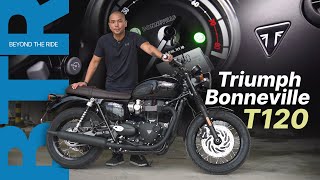 2023 Triumph Bonneville T120  The Perfect Modern Classic [upl. by Karilla]