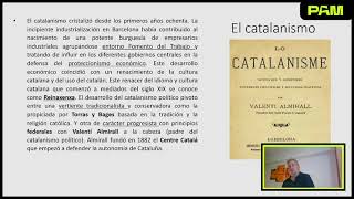 72 LA RESTAURACIÓN  LOS NACIONALISMOS CATALÁN VASCO Y GALLEGO MOVIMIENTO OBRERO Y CAMPESINO [upl. by Nananne165]