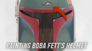 How to paint a Boba Fett Star Wars helmet [upl. by Rhianon]