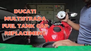 Ducati multistrada tank cap replacement DIY  part 1 [upl. by Stimson]